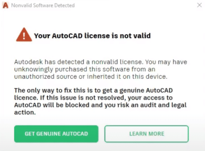 'Your AutoCAD license is not valid' - Kaj narediti? 'Your AutoCAD license is not valid' - Kaj narediti?